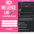 Rich Influence Lab Mentorship Lifetime