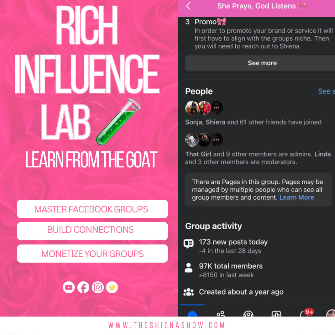 Rich Influence Lab Mentorship Lifetime