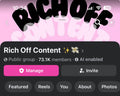 Rich Off Content Promo