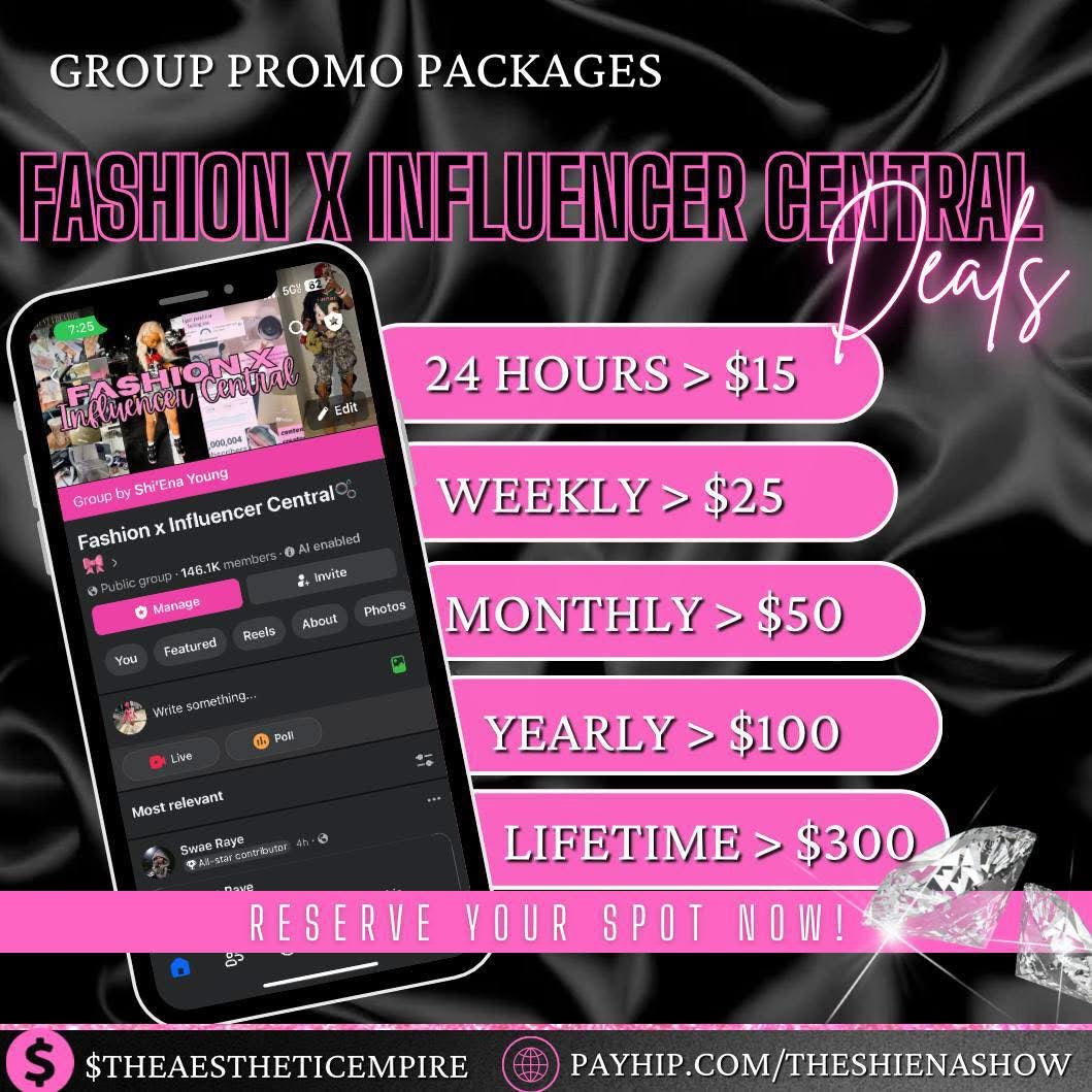 Fashion X Influencer Promo