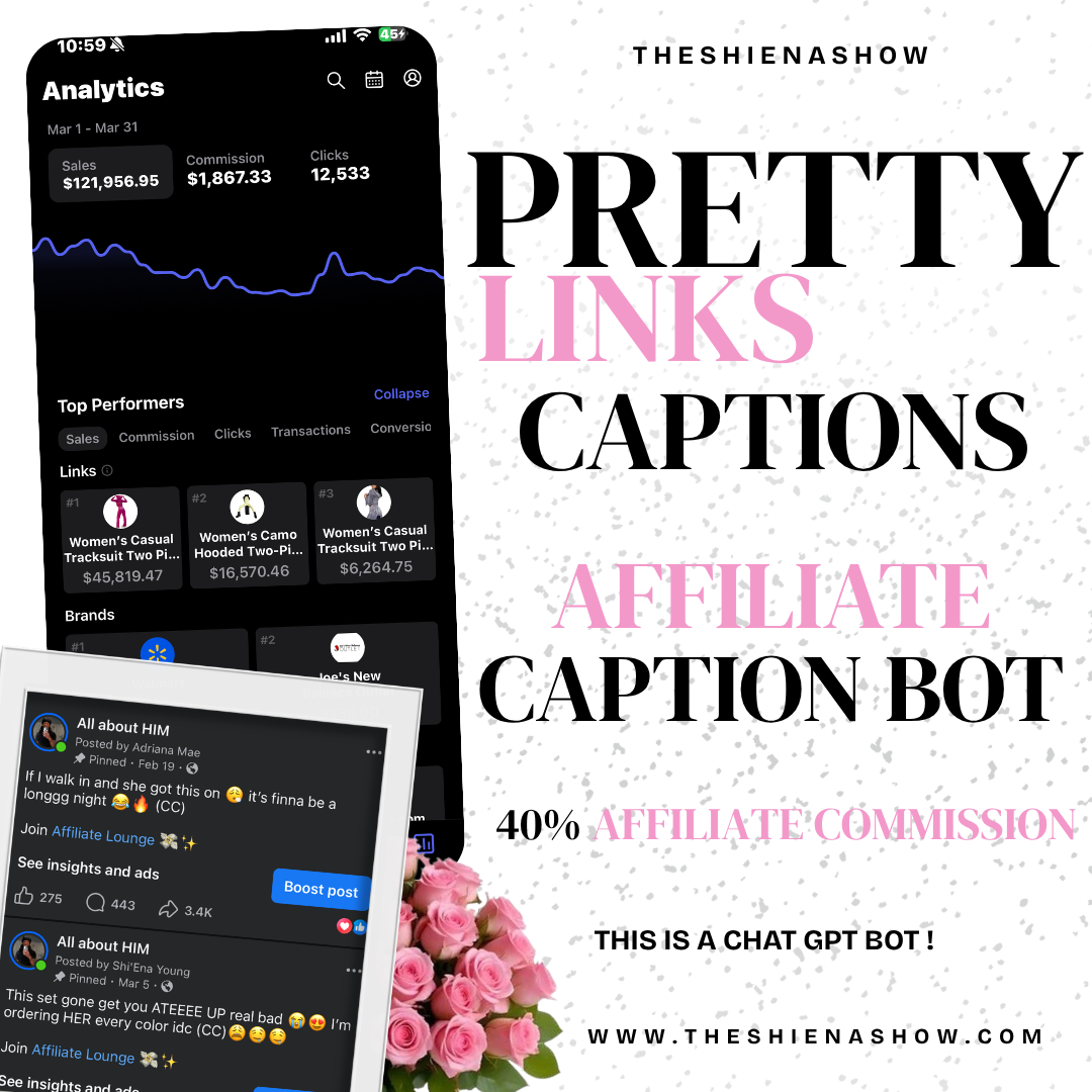 PrettyLinks Captions Bot